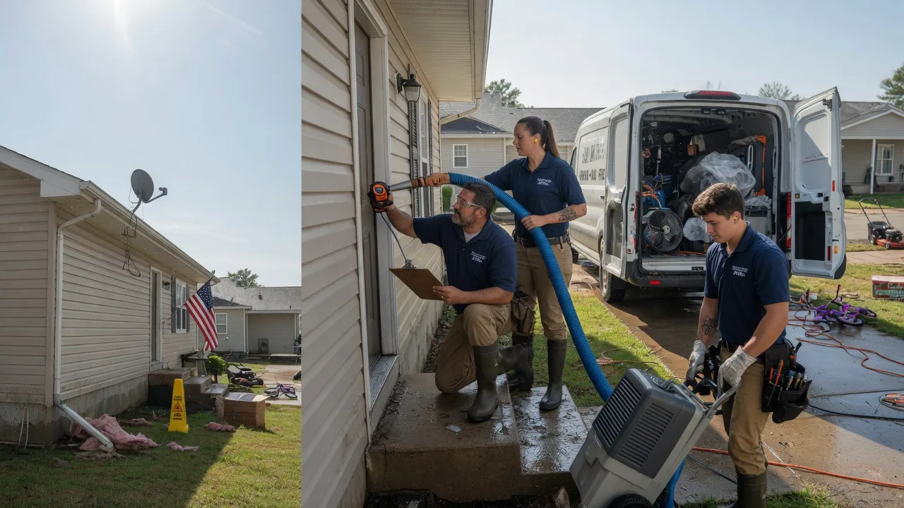 Ceiling Water Damage Restoration in Mineral Wells, TX near me